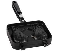 Dioche Macchina per Waffle Taiyaki Macchina per Waffle Antiaderente in Acciaio Inossidabile - Design a Forma di Pesce, Durevole, Facile da Pulire, Ideale per la Casalinga, Pentole su 2 Lati