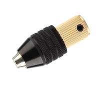 Dioche Mandrino Autoserrante in Miniatura a 3 Ganasce da 0 Mm - Accessorio per Trapano Elettrico da 0,3-,4 Mm Compatibile con Mini Trapano Elettrico e Smerigliatrice Elettrica (Apertura 2,35)