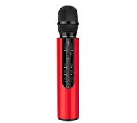 Dioche Microfono Wireless Karaoke Microfono Karaoke Bluetooth Portatile, in Miniatura per Bambini, Lettore KTV Domestico, Essenziale per Feste in Famiglia, qualità Audio Ad Alta fedeltà (rosso)