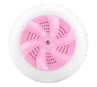 Dioche Mini Lavatrice Ad Ultrasuoni Portatile Compatta per Lavanderia di Viaggio, Efficiente Strumento di Pulizia con Sicurezza di Spegnimento USB - Pink (PINK)