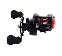 Dioche Mulinello da Pesca Baitcaster Mulinello da Pesca a Lancio Lungo 7.2:1 Rapporto di Trasmissione 10 Kg Capacità di Carico Anti Scoppio da Lancio in Metallo per Mano Destra per la in Acqua Salata