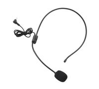 Dioche .music HeaMini Microfono Cablato da 3,5 Mm Montato Sulla Testa - Microfono a Condensatore in ABS di Alta qualità per Voce Chiara, Ideale per Spettacoli Sul Palco, Insegnamento e Canto -