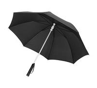 Dioche Ombrello a Led Ombrelli a Led Tessuto in Poliestere Alimentato a Batteria 7 Colori Che Cambiano Torcia a Ombrello a Led per una Camminata Notturna Trasparente (Nero)