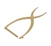 Dioche Ottenere una Simmetria Impeccabile con Sovrano Microblading Stencil in Acciaio Inossidabile - Strumento di Misurazione Simmetrici del Rapporto Dorato per Tatuaggio Permanente per (GOLD)