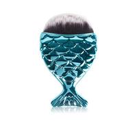 Dioche Pennello per Trucco, Pennelli Professionali per Trucco con Coda Morbida Come la Seta per Pelli Sensibili, con Manico Elettrolitico e Fibra Sintetica Premium (BLUE)