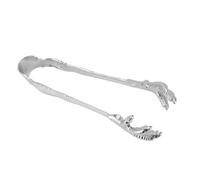 Dioche Pinze di Ghiaccio in Acciaio in Acciaio in Acciaio in Stile Pinza di Ghiaccio Che Servono Pinze da 7,9 Pollici per L'uso della Casa a Barre (SILVER)