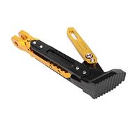 Dioche Piumini Spolverino Lavabile Marrone Compatto Portatile con Manico, Realizzato in Piume di Pollo e ABS Casa Efficace (GOLD)