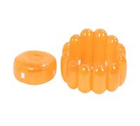 Dioche Poltrona Gonfiabile Poltrona Gonfiabile - per Esterni Portatile - Colore Caramella Trasparente per Mobili Casual per la Camera da Letto, Soggiorno - Accogliente Interno Esterno (ORANGE)