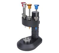 Dioche Pressa per Utensile Manuale Pressa Automatica per Lancette dell'orologio a 4 Pin - Strumento per la Riparazione della Lancetta dell'orologio in Lega di Alluminio con 4 Ugelli