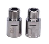 Dioche Prolunga per Pedale Bici Albero di Prolunga per Pedale Bici in Lega Ti con Design per la Riduzione dell'attrito da 20 Mm, Adatto per da Strada/mountain Bike, Migliora il Comfort di Guida e