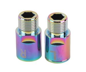 Dioche Prolunga per Pedale Bici Albero di Prolunga per Pedale Bici in Lega Ti con Design per la Riduzione dell'attrito da 20 Mm, Adatto per da Strada/mountain Bike, Migliora il Comfort di Guida e