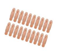 Dioche Punta di Contatto in Rame M6 da 0,8 M6 20 Pezzi per Torcia per Saldatura MIG Binzel 24KD Rame Rosso da 0,8 Mm Resistente Alle Alte Temperature Durevole Facile Montaggio (1.0)