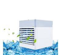 Dioche Raffrescatore da Tavolo Mini Raffreddatore da Tavolo da 500 Ml Mini Raffrescatore con Funzione di Nebulizzazione, 3 velocità del Ventilatore Silenzioso per Condizionatore Alimentato Tramite