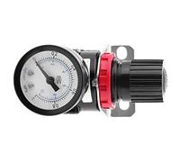 Dioche Regolatore di Pressione dell'aria AR2000 Valvola di Regolazione del Manometro del Compressore di Controllo dell'aria - Lega di Alluminio Ad Alta Efficienza con Regolazione Automatica della