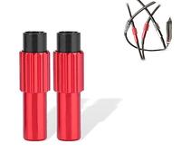Dioche Regolatori del Cavo della Bicicletta, Cavo del Freno della Bicicletta, Connettore del Cambio di Velocità, Cappuccio dell'Alloggiamento di Regolazione DddRegolatore di Linea (1 Coppia)(Rosso)