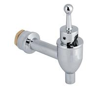 Dioche Rubinetto in Acciaio Inossidabile Rubinetto in Rame per di Ricambio per Dispenser di Bevande per Botti di Birra e Vino - Cromato 1,2 Cm - Resistente, Senza Perdite, Ideale per Uso Domestico e