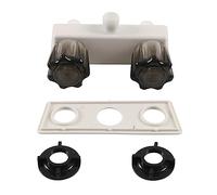 Dioche Rubinetto per Doccia per con Doppie Manopole - Deviatore per Valvola per Doccia per 4" Controllo Valvola Miscelatrice per da Bagno per (Marrone scuro)