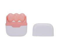 Dioche Rullo di Ghiaccio per il Viso Massaggiatore Facciale Multifunzione a Doppia estremità con Effetto Rinfrescante per L'uso in Viaggio a Casa Strumento per la Cura della Pelle (PINK)