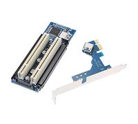 Dioche Scheda Adattatore PCI-E a PCI Scheda di Espansione con Doppio Slot per Schede di Acquisizione e : Elevata compatibilità e Prestazioni Durevoli