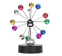 Dioche Scrivania a Movimento Perpetuo Macchina a Movimento Perpetuo Alimentata Tramite USB Ruota Panoramica Giocattolo per l'equilibrio - Ornamento Decorativo da Tavolo a Doppio Uso per Casa e