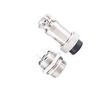 Dioche Set di Connettori per Presa Aeronautica da 12 Volt 2 2/3/5/6/8 Pin Tipo a Vite per Acquisizione Dati e Uso Industriale - Design in Metallo Resistente e Impermeabile