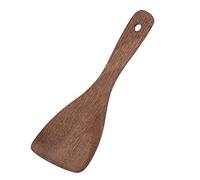 Dioche Spatola in Legno d' da 8 Pollici - Design Ergonomico e Sicuro | Utensile da Versatile per Friggere, Cuocere Al Forno e Arrostire | Adatto Alle Pentole Antiaderenti (Bocca obliqua)