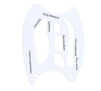 Dioche Stencil per Trucco Occhi per Ombretto, Confezione 2 Riutilizzabili | Materiale in PVC, Adatto a Tutte le Forme di Occhi, Leggero, Portatile, Ad Asciugatura Rapida, per Smoky Eye e Fishtail Liner