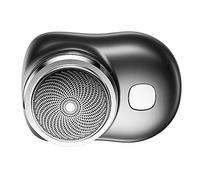 Dioche Tagliabarba Uomo Tagliabarba Portatile Compatto Ricaricabile Mini Tagliabordi Tascabile per Viaggi Home Office Batteria Al Litio in Metallo ABS (BLACK)