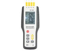 Dioche Termometro per Termocoppia Digitale Portatile a 4 con Display di Retroilluminazione LCD per Misurazioni Precise di Temperatura in Celsius, Fahrenheit e Kelvin