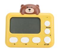 Dioche Timer da Cucina Digitale Digitale - Timer da Tavolo Portatile con Design a Fumetti con Display LCD per Bambini e Adulti - Allarme Forte e Chiaro, 23 Ore, Conto Alla Rovescia di 59 Minuti,