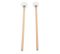 Dioche Timpani Vic Firth Set da 2 Pezzi - Testa in Feltro di Lana Premium con Manico in Acero Antiscivolo per Grancasse, Timpani e Rullanti - Facile da Trasportare e Ideale per i Musicisti (BLUE)