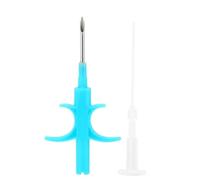Dioche Transponder in Vetro con Microchip per Animali con Siringa Standard ISO11784 11785 per Animali Domestici, Cani, Gatti, Pesci, Monitoraggio della Fauna Selvatica, Materiale ABS