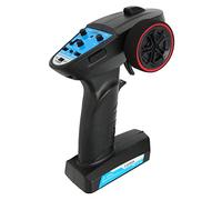 Dioche Trasmettitore RC e Trasmettitore RC a 3 con Ricevitore da 2,4 GHz, Funzione di Regolazione della velocità, Impugnatura Ergonomica, Adatto per Auto, Barche e Carri Armati, Portata Oltre 100