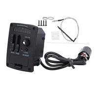 Dioche Ukulele Pi2-Band EQ Pickup per Ukulele con Sintonizzatore LED Ed Equalizzatore - Alti e Bassi Regolabili per l'eccellenza Musicale - Accessori per il Ripristino del Suono Ad Alta fedeltà