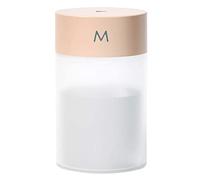 Dioche Umidificatore a Nebbia Portatile da 260 Ml con Luce Notturna Colorata, Umidificatore Silenzioso e Fresco Alimentato Tramite USB, Funzione di Spegnimento Automatico per la Casa e i Viaggi -