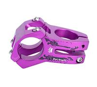 Dioche Viola Wake STEM Wake Bars Wake Bars in Lega di Alluminio 31.8Mm Durevole Mountain Road Bike Manubrio Steli Manubrio in Lega di Alluminio Manubrio per Bicicletta Viola (Viola)