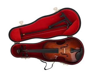 Dioche Violino Modello di Violino in Miniatura - Squisito Ornamento per Strumento Musicale in Legno con Confezione Regalo - Perfetto per l'arredamento della Casa e gli Amanti della Musica - 20 Cm