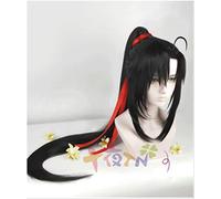 Diocos Parrucca Cosplay Anime Mo Dao Zu Shi Gran Maestro della Coltivazione Demoniaca Wei Wuxian Parrucca Cosplay per la Festa di Halloween Taglia Unica C