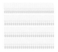 Diodo Luminoso a LED 100 Pezzi Diodo a 8 LED, Colori Diodi Emettitori di Luce Kit di Componenti Elettronici per Lampada a Colori Luminosi a LED Kit Assortito di Circuiti LED