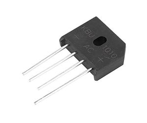 Diodo Raddrizzatore a Ponte 1010, 10A 1000V Full Wave Silicio per Circuiti Elettronici ed Elettrodomestici, 4 Pin