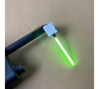 Diodo rilevatore di luce a radiofrequenza UHF con antenna in rame e indicatore LED per rilevamento segnale walkie talkie (verde)
