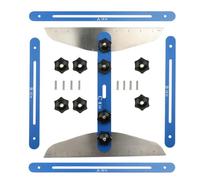 Dioeazh Attrezzo Per La Calibrazione Delle Scale | Righello Multifunzionale Pieghevole A Lunghezza Regolabile - Jig Per Modello Di Misurazione Dei Gradini,Per Alzate Partizioni Taglio Mensole