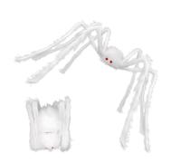 Dioeazh Decorazioni di Ragni di Halloween, Ragni giganti Halloween - Scherzi Spaventosi nel Cortile all'aperto del Ragno Fuzzy | Realistici Flessibili Raccapriccianti Grandi Ragni Casa Ragni Giganti