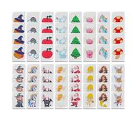 Dioeazh Gioco da Tavolo Mahjong - Set Di Tessere Mahjong Portatile Per Viaggi - Gioco Famiglia per Picnic Bambine Bambini Ragazzi Casa Compleanno Pasqua Adulti Interno Esterno