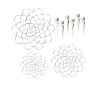 Dioeazh Supporto per Steli di Fiori | Supporti per Steli in Filo Metallico - Attrezzo per Fissaggio Bouquet per Centrotavola Matrimonio Decorazioni Festive per Casa
