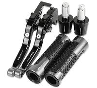 DIoFent per Yamaha TMAX500 T-Max 500 2001-2007 Moto Pieghevole Allungabile Freno Frizione Leve Manubrio Regolabile Manopole estremità con Logo CNC Freno Frizione (Colore : 7)