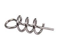 Diogeynu 50Pcs 14mm Molla Lock Pin Pesca Pin Vite Crank Hook Spring Twist Lock Connettore Pesca Morbido Lure Tackle