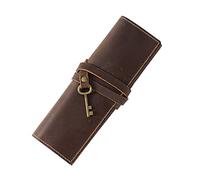 Diogeynu Astuccio portapenne vintage fatto a mano astuccio arrotolabile per matite portamatite portapenne amico artista scrittore in pelle astuccio pratico rotolo astuccio portapenne fatto a mano per