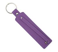 Diogeynu Portachiavi quadrato in pelle PU luminoso colorato geometrico portafoglio portachiavi portachiavi borsa anti-perso portachiavi portafoglio in pelle per uomo donna portachiavi titolare per