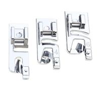 Diogeynu Set di 3 piedini stretti per orli arrotolati, piedino stretto da 3 mm, 4 mm, 6 mm